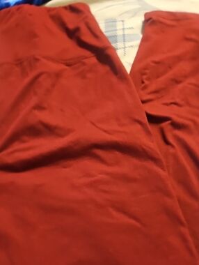 Solid Burgundy Stretch Leggings